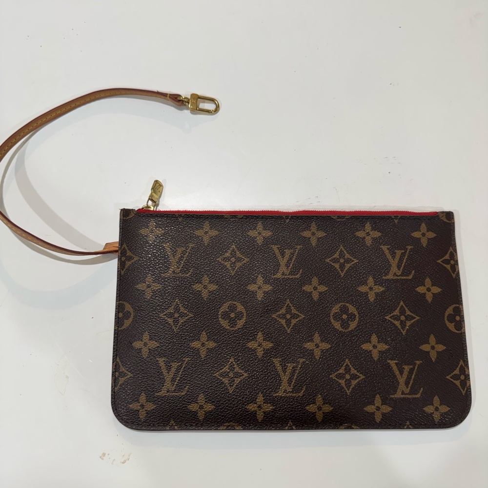 Louis Vuitton Red and Black Striped Interior